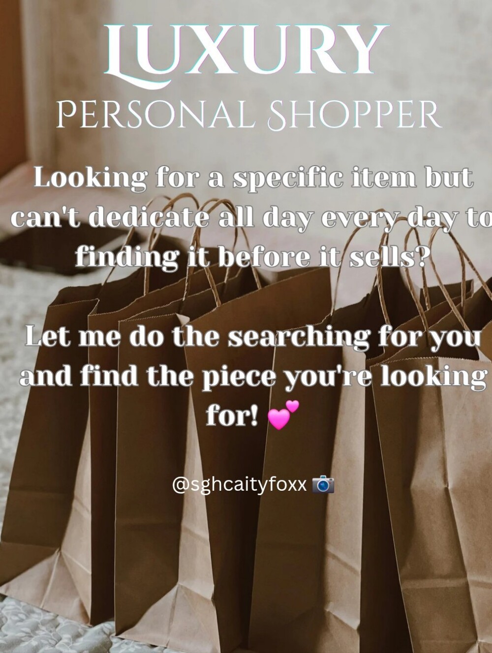 Luxury Personal Shopper Service
